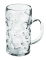 Chope à bière plastique transparente 1 L
