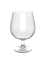 Verre ballon à bière plastique transparent 52 cl