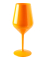 Verre à vin sur pied plastique orange 47 cl