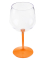 Verre ballon cocktail plastique orange 58,2 cl