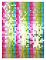 12 Panneaux de toile de fond multicolore 30 x 30 cm