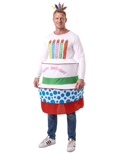 Déguisement gâteau d'anniversaire homme