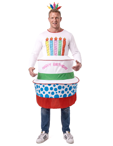 Déguisement gâteau d'anniversaire homme