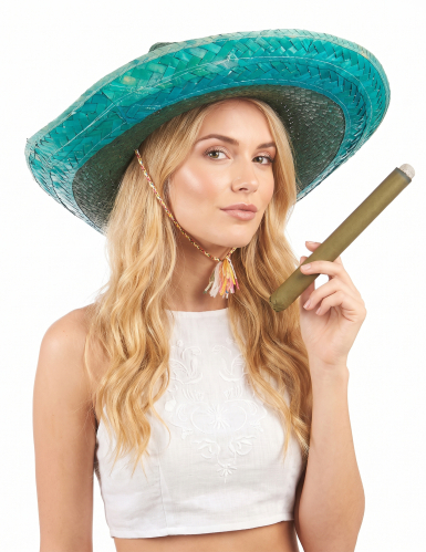 Sombrero mexicain vert adulte