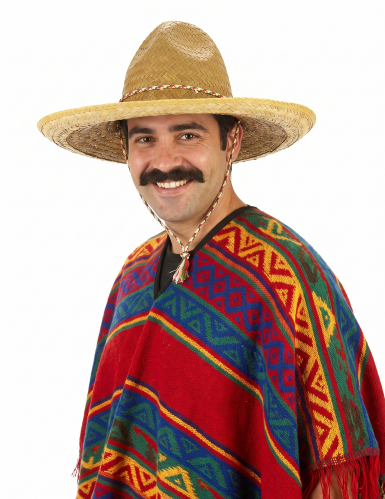Sombrero mexicain jaune adulte