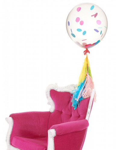 Ballon en latex transparent géant 47 cm à garnir