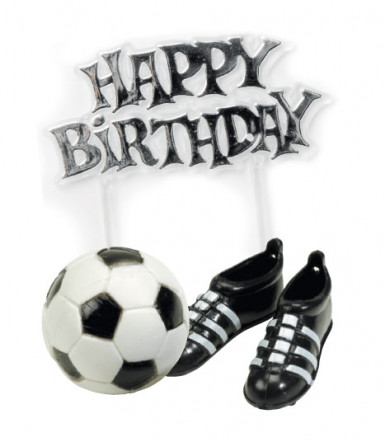 Décorations football anniversaire pour gâteau