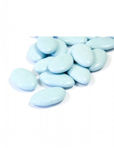 Dragées chocolat couleur bleu clair 500 gr pour communion