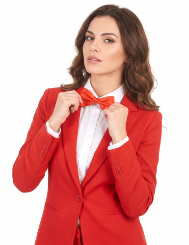 Noeud papillon rouge adulte