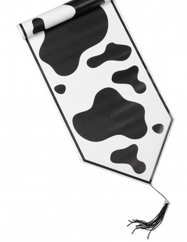 Chemin de table vache 28 cm x 1,8 m en plastique