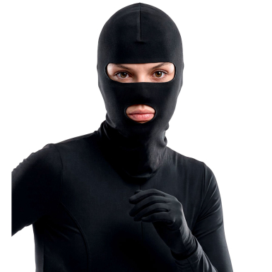 Cagoule noire adulte