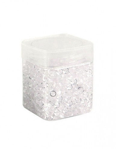Pot perles de pluie translucide 120 gr pour décoration de table