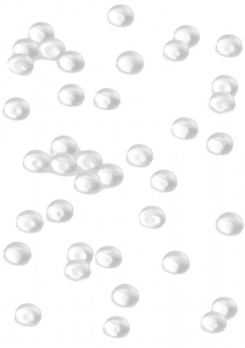 Pot perles de pluie translucide 120 gr pour décoration de table