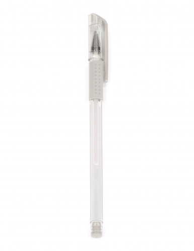 Stylo gel blanc à encre opaque