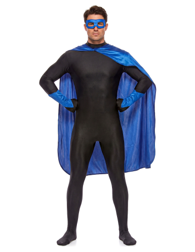 Kit super héros bleu adulte