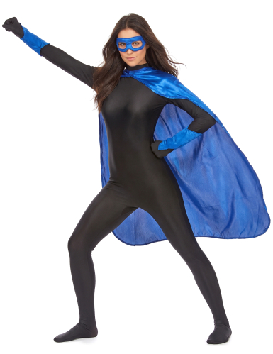 Kit super héros bleu adulte