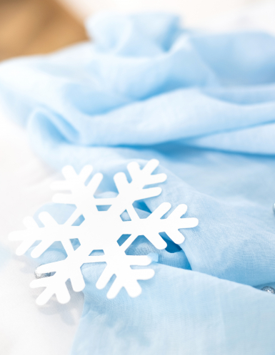 10 flocons de neige blanc en carton 10 cm, décoration de Noël