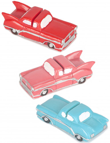 Marque place voiture américaine 7 x 3 cm aléatoire style vintage