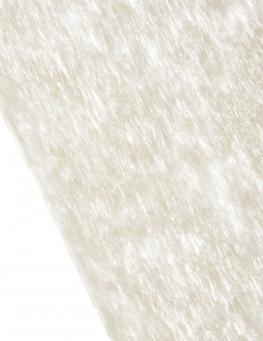 Chemin de table intissé taupe 30 cm x 10 m effet transparent