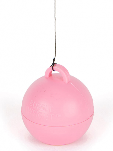 Poids ballon hélium rose 35 g pour décoration