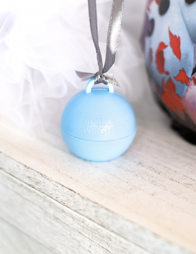 Poids ballon hélium bleu ciel 35 g pour décoration