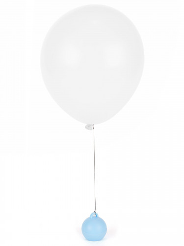 Poids ballon hélium bleu ciel 35 g pour décoration