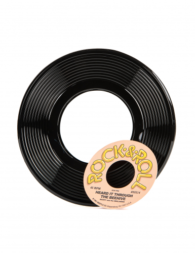 3 disques vinyles 23 cm décoration rock & roll