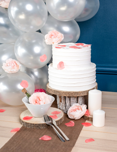 100 pétales de rose en tissu rose 5 x 5 cm décoration mariage