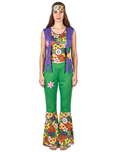 Déguisement Hippie flower power femme