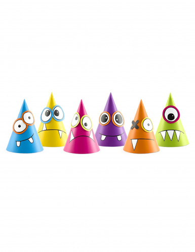 6 chapeaux de fête petits monstres colorés à créer