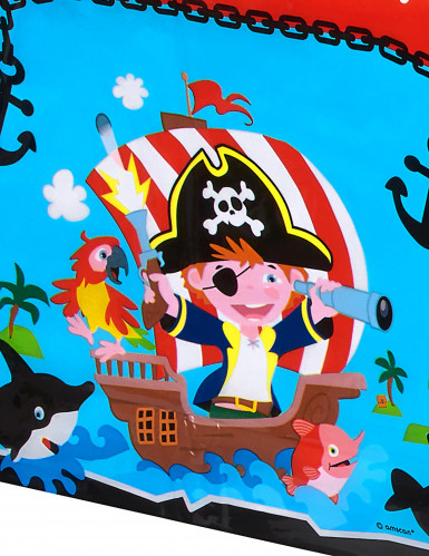 Nappe plastique pirate 120 x 180 cm pour anniversaire