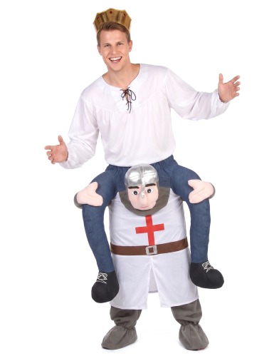 Déguisement à dos de chevalier adulte