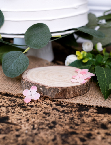 24 décorations de table pétales de fleurs roses artificiels 3 cm