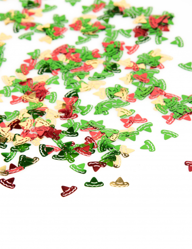 Confettis de table sombrero 34 grammes mexique métallisés