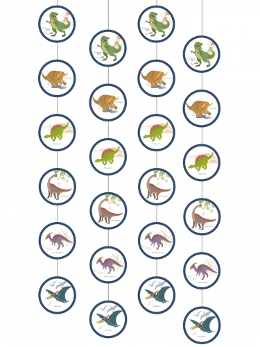 4 suspensions grands dinosaures 170 cm pour anniversaire enfant