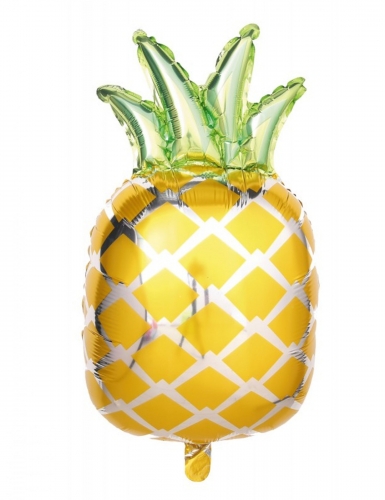 Ballon aluminium ananas métallisé 69 x 44 cm pour fête