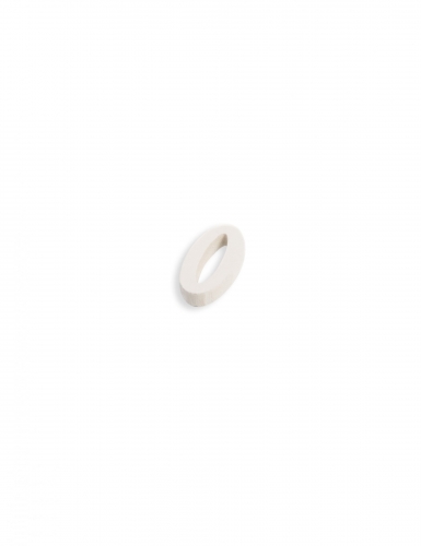 Chiffre en bois naturel blanc 5 cm pour mariage et anniversaire