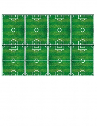 Nappe en plastique football party 120 x 180 cm terrain de foot