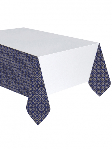 Nappe en plastique mille et une nuits 137 x 243 cm décor étoilé