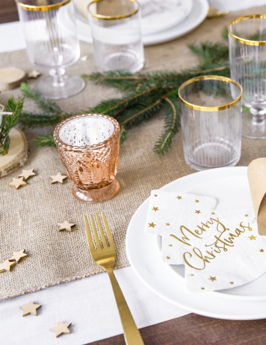 4 photophores en verre rose gold 8 cm décoration de mariage