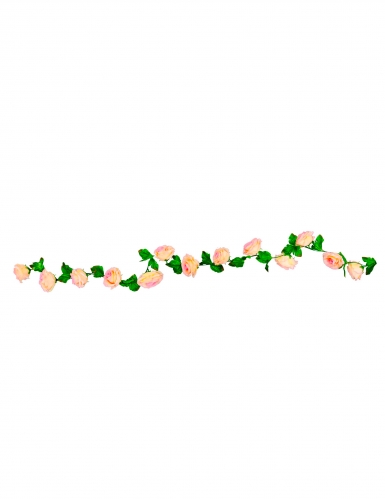 Guirlande de roses roses 220 cm pour mariage