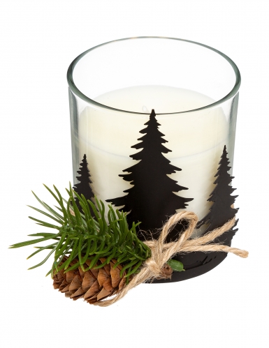 Bougie sapin et pomme de pin 330 g