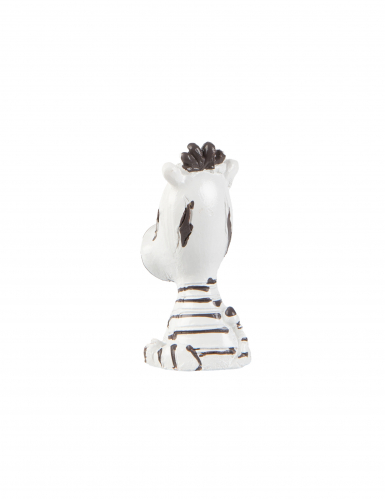 Figurine en résine zèbre décoratif safari 3 cm x 2,5 cm