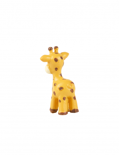 Figurine en résine girafe 3 cm x 3 cm thème safari