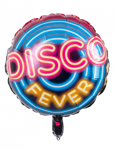 Ballon en aluminium disco fever 45 cm effet néon