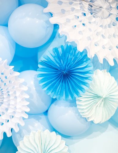 100 ballons en latex bleu clair 26 cm en caoutchouc naturel