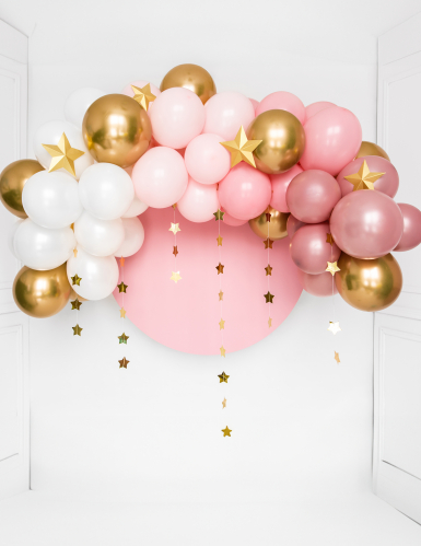 100 ballons en latex pastel rose 26 cm pour décoration