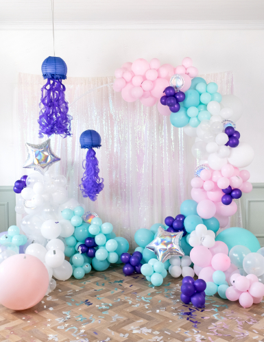100 ballons en latex pastel rose 26 cm pour décoration