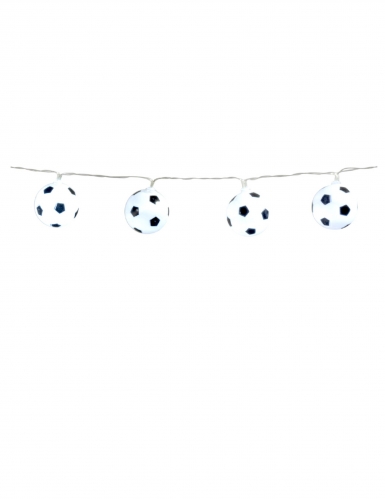 Guirlande lumineuse ballons de foot 140 cm à piles