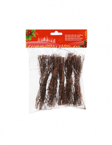 5 petits fagots de bois 15 cm pour crèche
